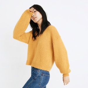 Madewell Ballon Sleeve Sweater Pullover